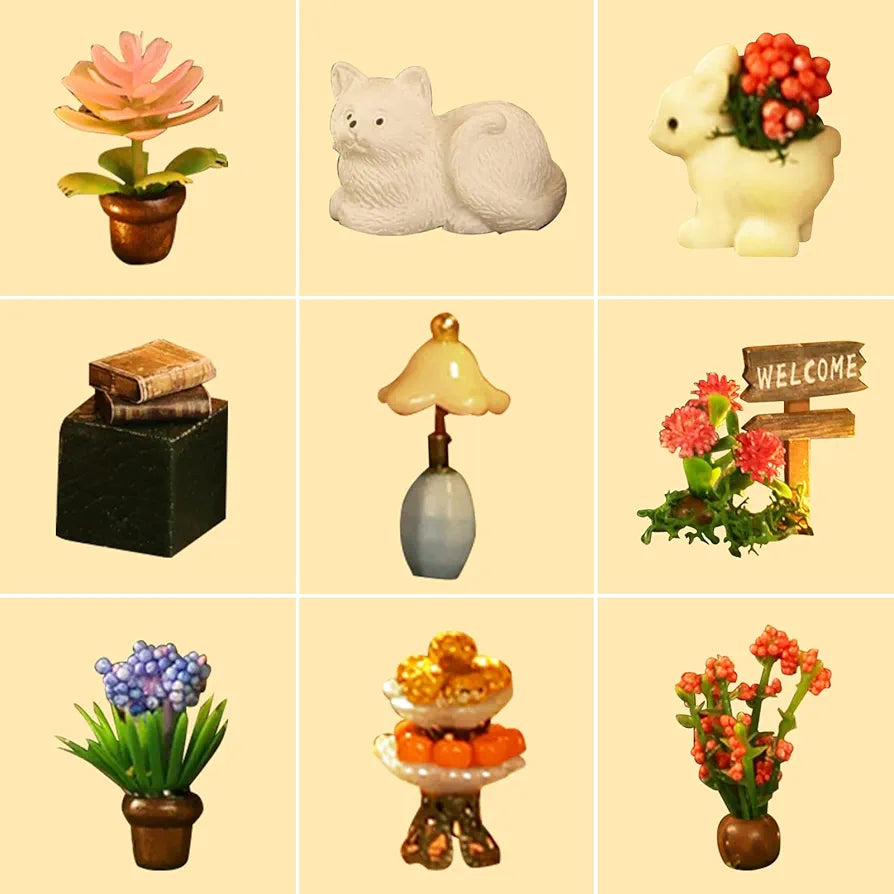 DIY Miniature House Kit with LED