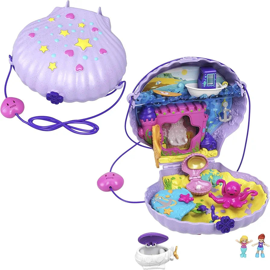 Polly Pocket Tiny Power Seashell Purse Playset