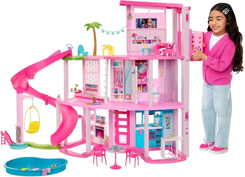 Barbie Dreamhouse 3-Storey Playset with 75 Accessories