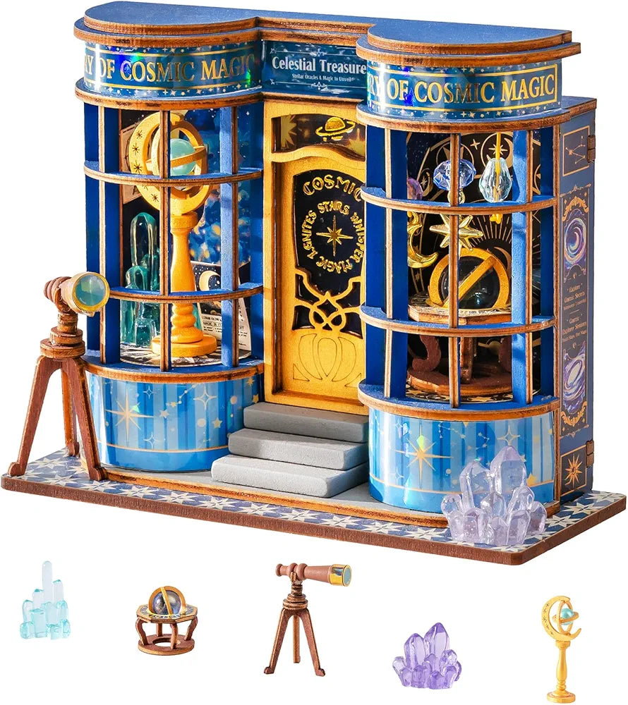 Rolife Magic Astronomy Shop DIY Miniature House Kit