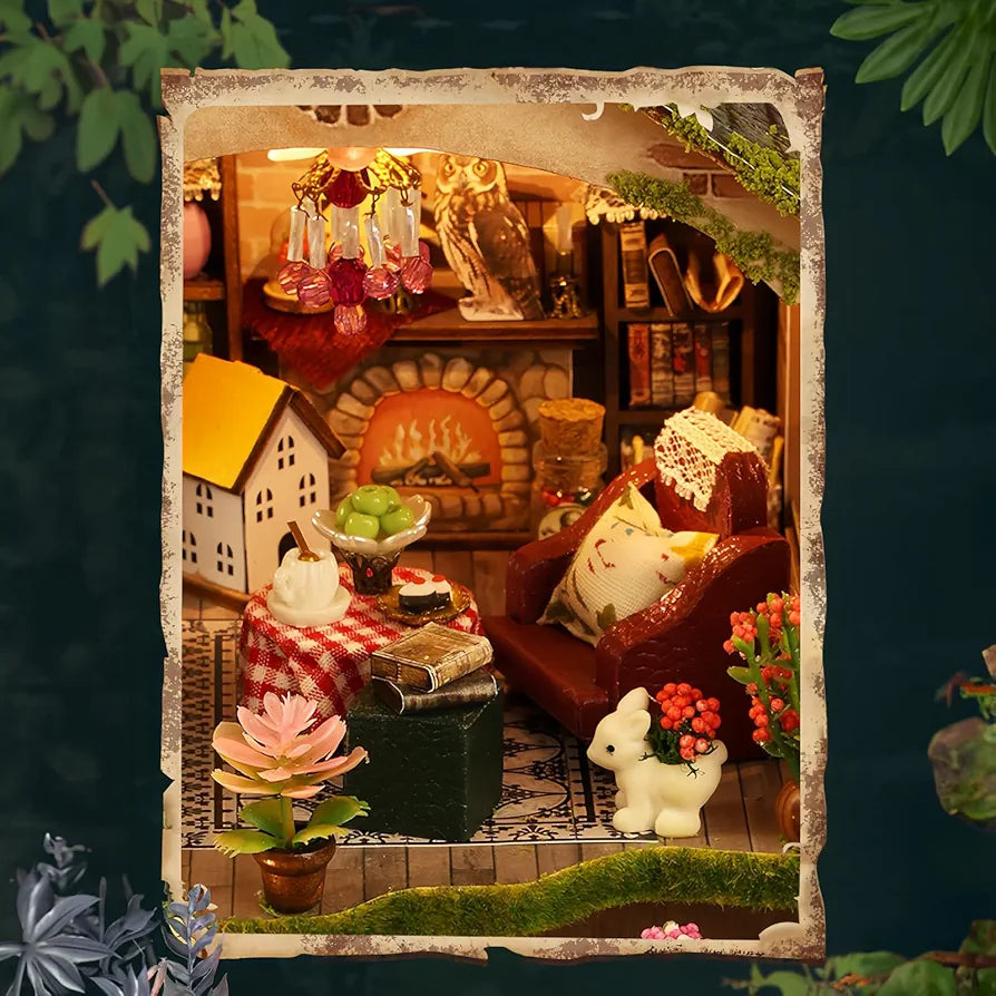 DIY Miniature House Kit with LED